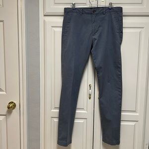 Banana Republic Fulton Skinny Chino men’s 34/34* (smokey blue/gray)